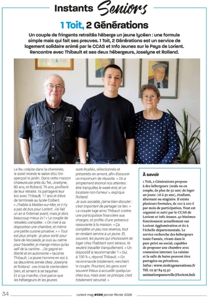Article 1 toit 2 générations - Cohabilis Breizh
